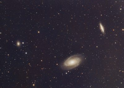Bodes Galaxie M81, Zigarrengalaxie M82 und NGC3077 von S. Dittmann am Tak